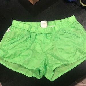 Soffe green athletic shorts juniors small